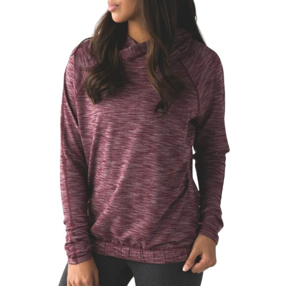 Lululemon Healthy Heart Pullover II Long Sleeve Hoodie Purple Drama Large - Picture 1 of 7